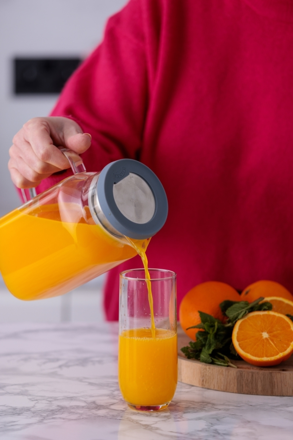 Vattenkanna anpassad för kylskåpsdörr, Fresh - Kilner