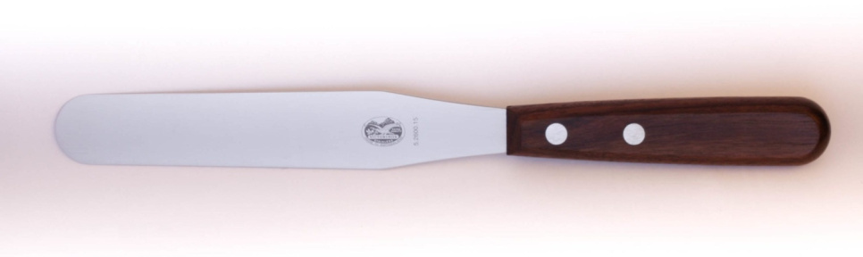 Palettkniv med handtag i rosenträ, 15 cm - Victorinox i gruppen Bakning / Bakredskap / Palettknivar hos The Kitchen Lab (1090-11859)