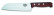 Santokukniv, olivslipad, 17cm, trähandtag i presentask - Victorinox