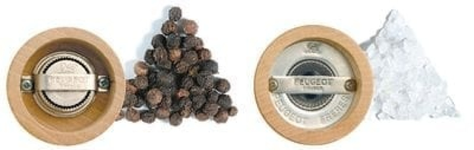 Salt & Peppar kvarn, Paris Duo 18 cm, Svart & Vit - Peugeot