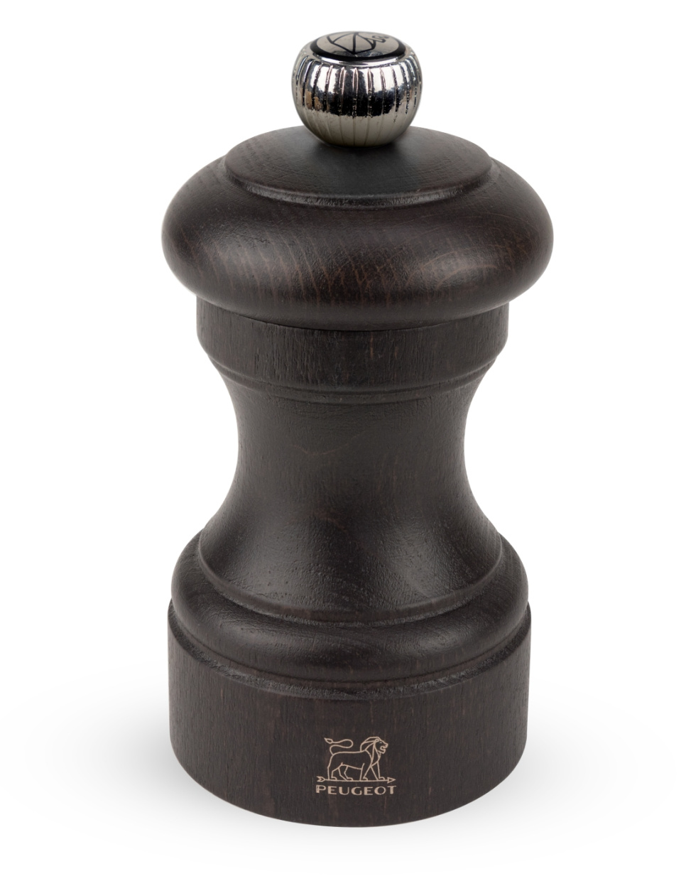 Pepparkvarn, 10 cm, Bistro, Chocolate - Peugeot i gruppen Matlagning / Köksredskap / Salt- & pepparkvarnar hos The Kitchen Lab (1090-16700)