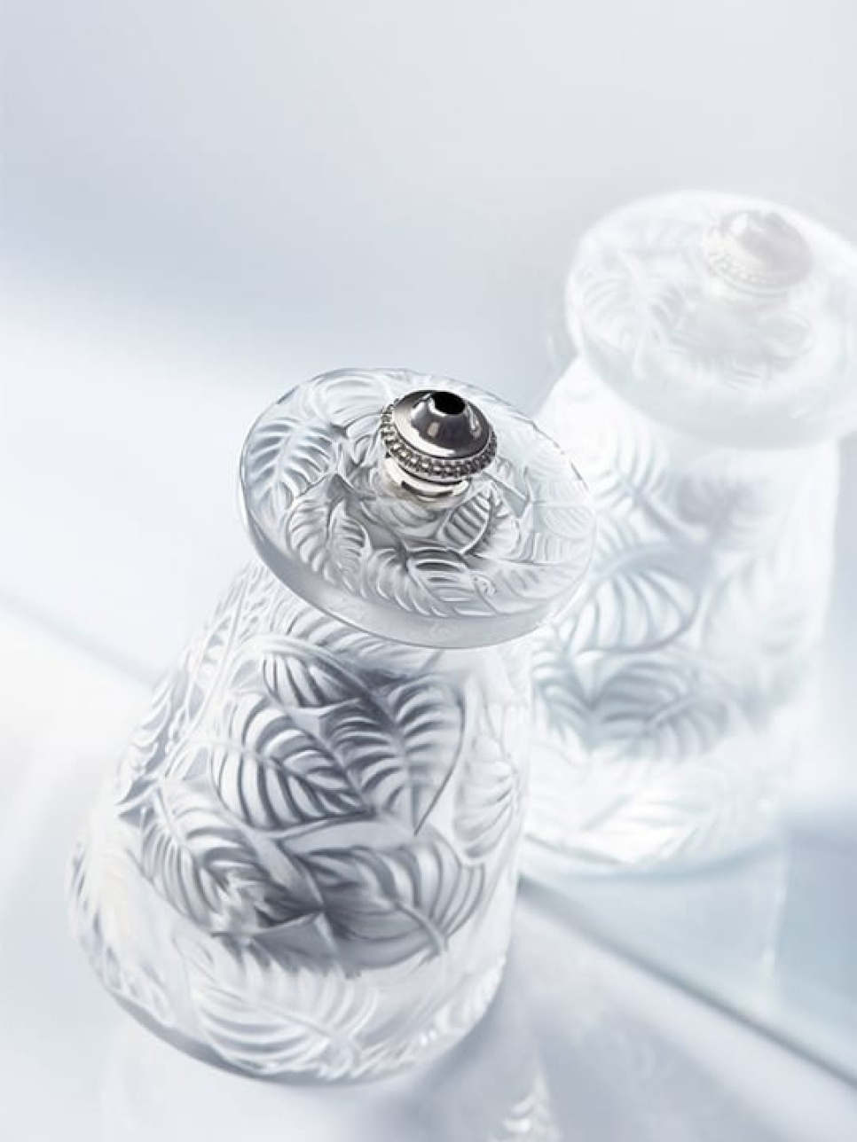Set med salt- och pepparkvarn, Lalique, 9 cm - Peugeot