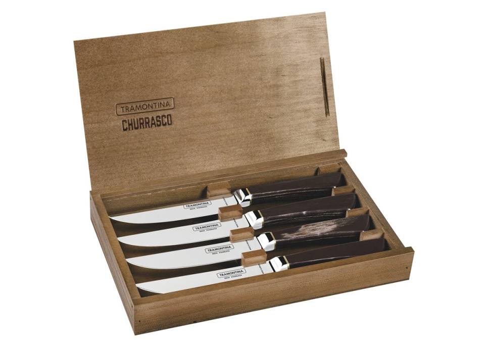 Stekknivar i presentask, Churrasco Premium - Tramontina i gruppen Dukning / Bestick / Knivar hos KitchenLab (1090-27196)