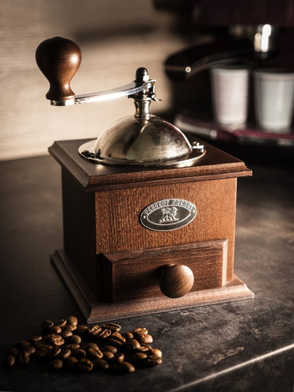 Kaffekvarn, Nostalgie, Valnöt - Peugeot