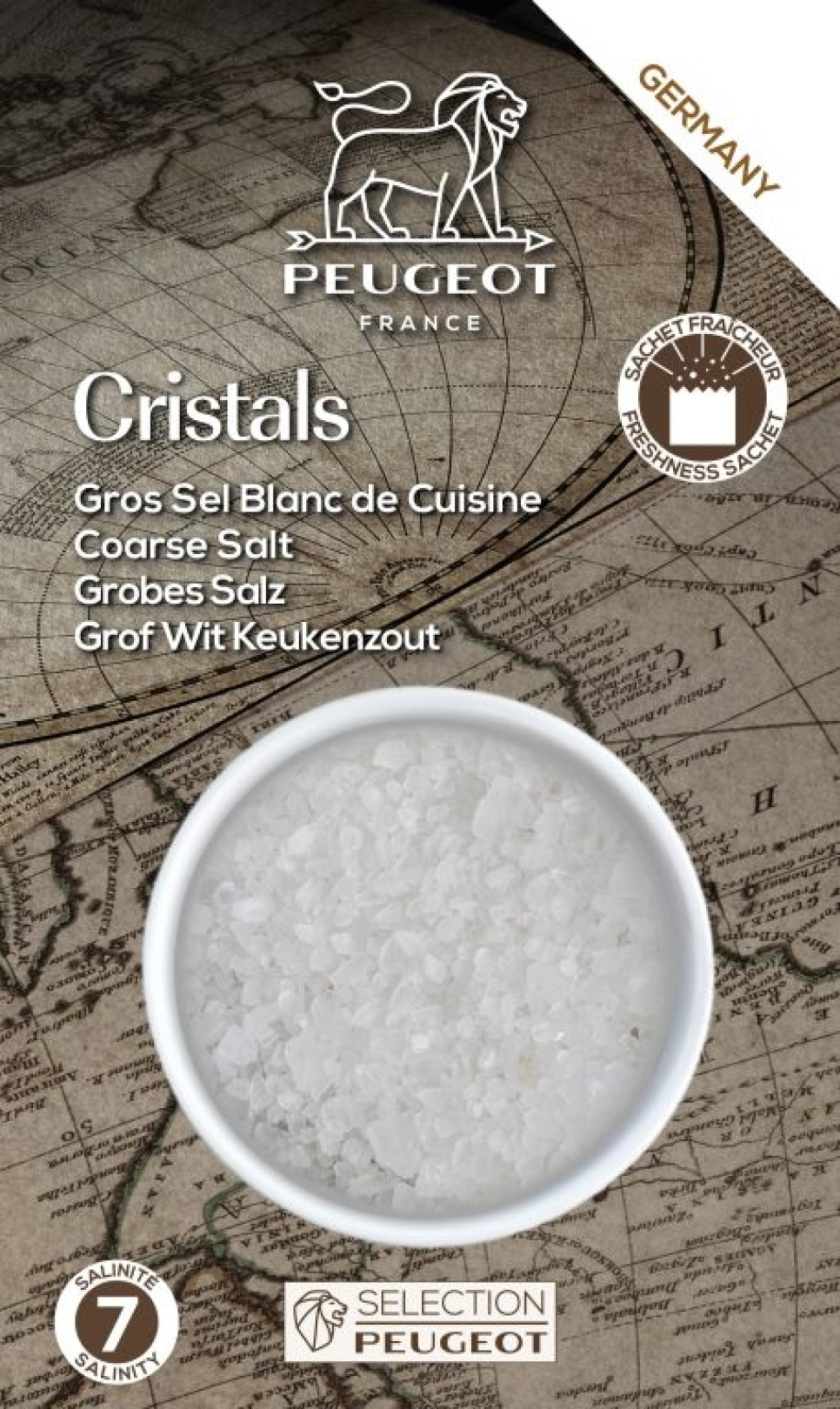 Kvarnsalt, Kalahari Desert 350 g, Sydafrika - Peugeot i gruppen Matlagning / Kryddor & Smaksättare / Salt hos The Kitchen Lab (1090-35292)