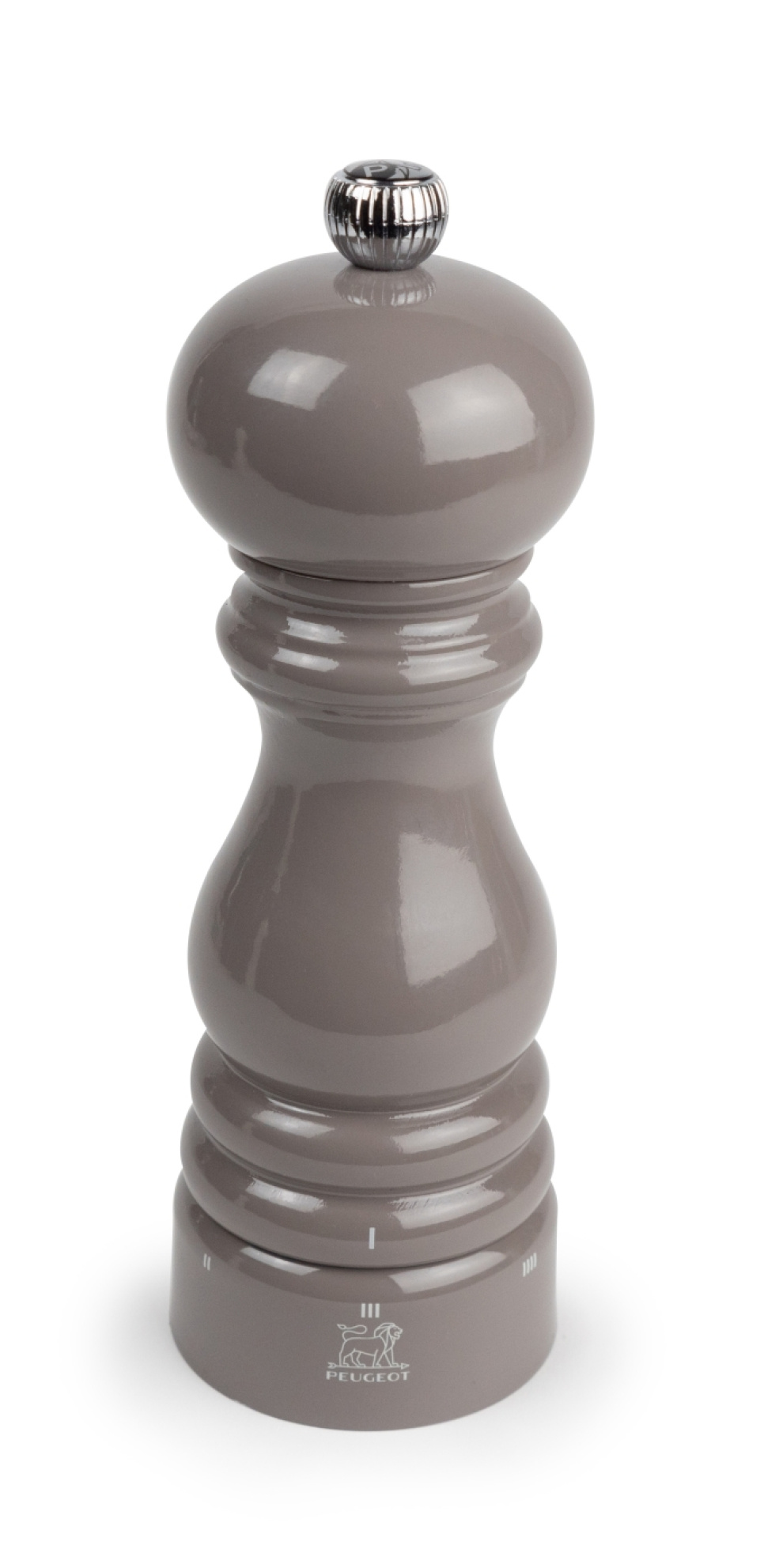 Pepparkvarn, 18 cm, ParisRama, Smoked Grey - Peugeot i gruppen Matlagning / Köksredskap / Salt- & pepparkvarnar hos The Kitchen Lab (1090-35328)