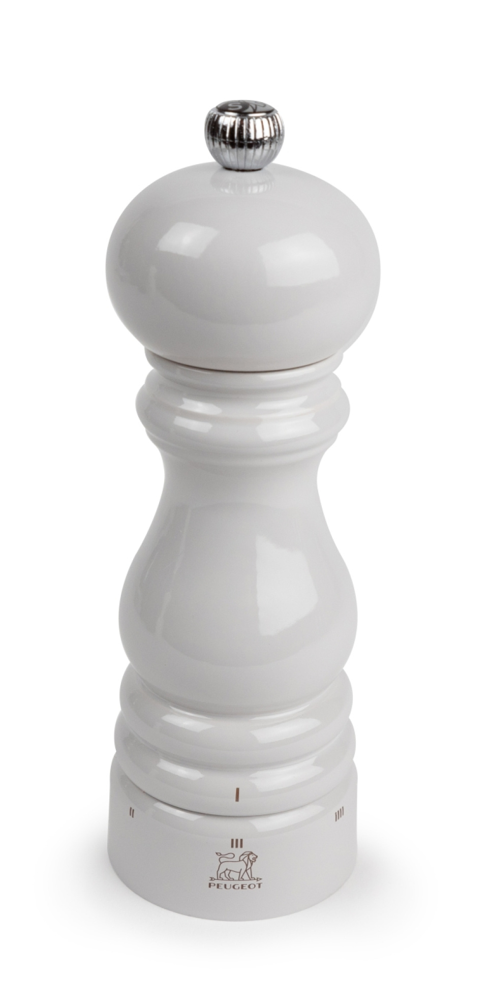 Saltkvarn, 18 cm, ParisRama, Pearl Grey - Peugeot i gruppen Matlagning / Köksredskap / Salt- & pepparkvarnar hos The Kitchen Lab (1090-35400)