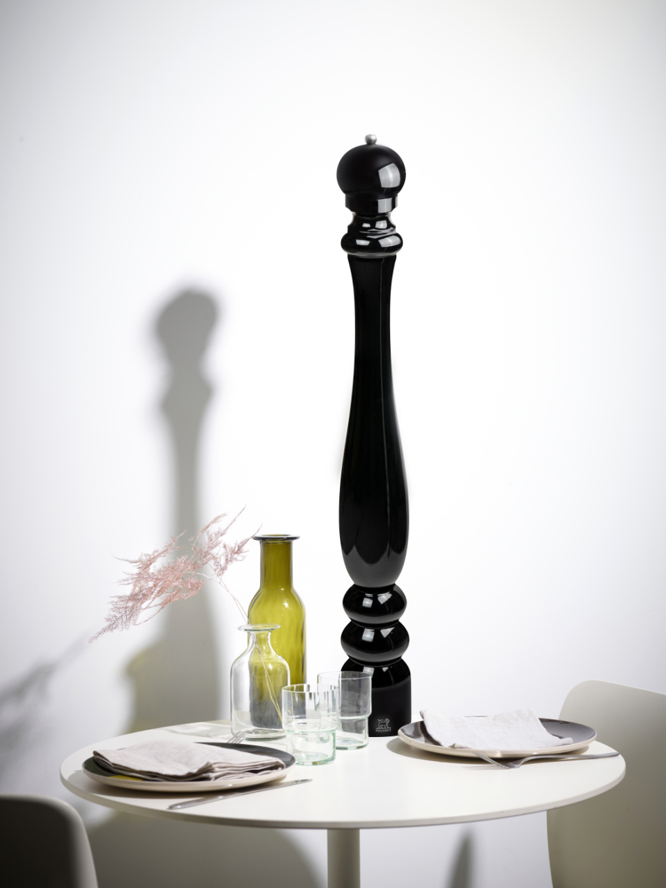Paris Pepparkvarn, 80 cm, Svart Lackad - Peugeot