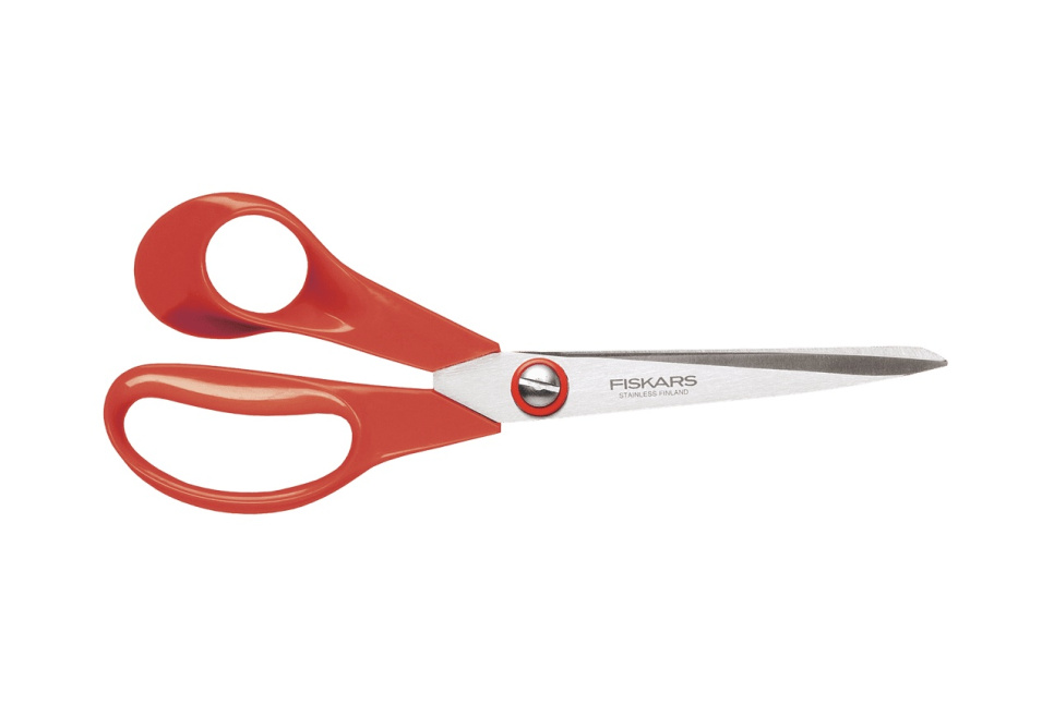 Vänsterhänt kökssax 21 cm, ergonomiska handtag