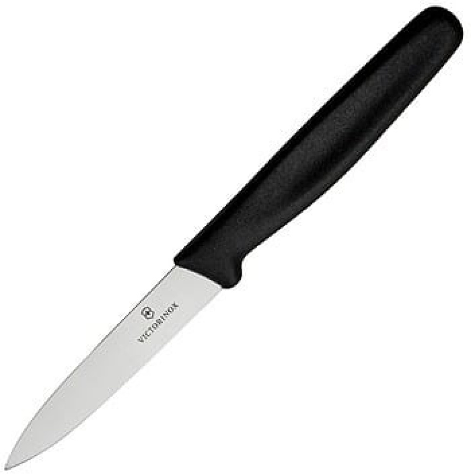 Skalkniv 8 cm, svart plast - Victorinox i gruppen Matlagning / Köksknivar / Skalknivar hos The Kitchen Lab (1095-11868)