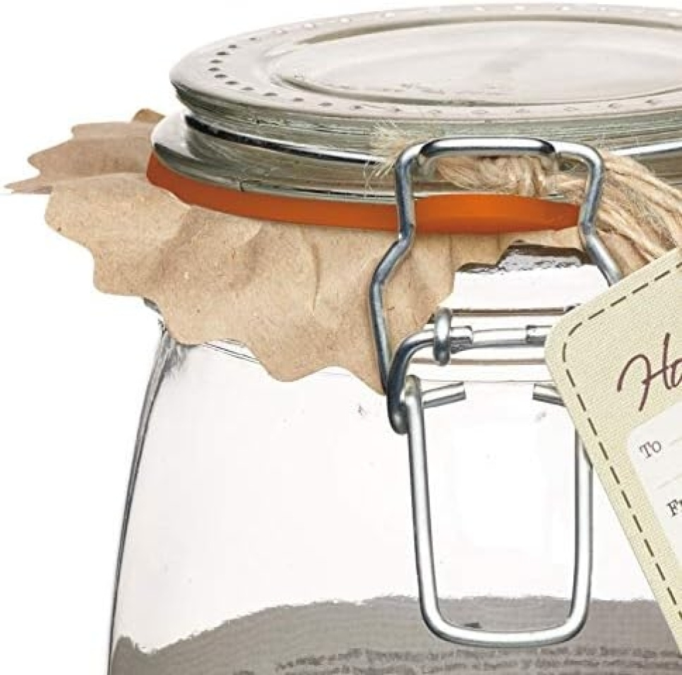 Glasburk med patentlock, 1 L - Kitchen Craft