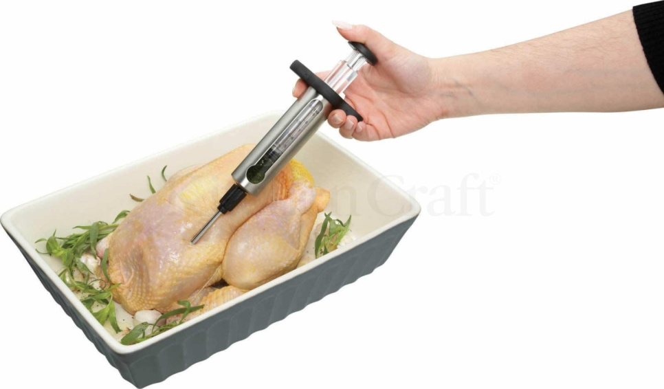 Injektionsspruta för marinader och kryddlösningar Injektionsspruta för marinader och kryddlösningar