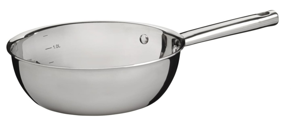 Sauteuse 1,5L, 3-ply i rostfritt stål - G.R.Y.M i gruppen Matlagning / Stekkärl / Sauteuser hos KitchenLab (1146-13601)