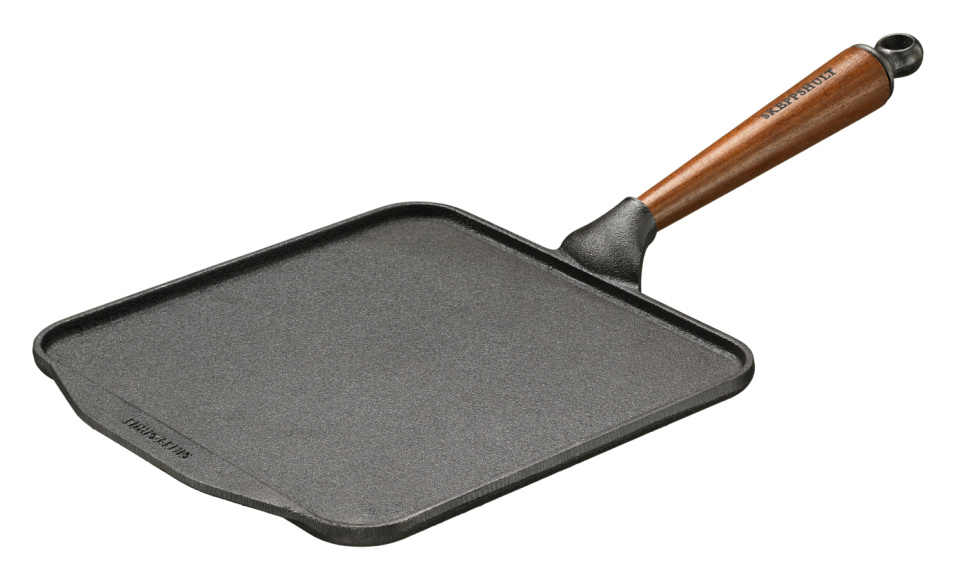 Fyrkantig Pannkakspanna med Trähandtag - Skeppshult i gruppen Matlagning / Stekkärl / Pannkaks- & plättlagg hos The Kitchen Lab (1146-32734)