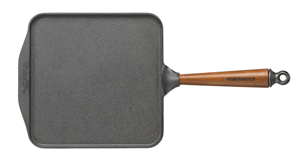 Fyrkantig Pannkakspanna med Trähandtag - Skeppshult Fyrkantig Pannkakspanna med Trähandtag - Skeppshult
