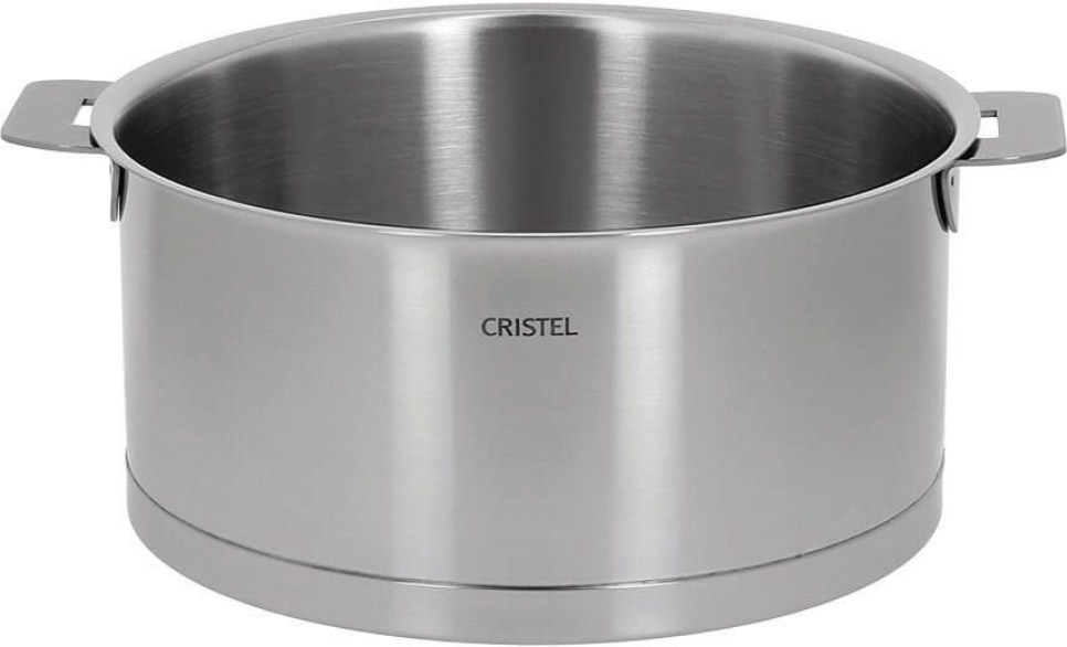 Låg gryta, avtagbara handtag, Strate - Cristel - 24 cm i gruppen Kampanjer hos KitchenLab (1155-16233)