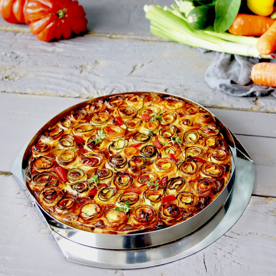 Pajform i rostfritt med uppfällbara sidor - Cristel