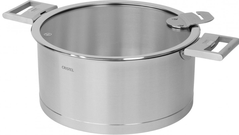 Hög gryta, avtagbara handtag, Strate - Cristel Hög gryta, avtagbara handtag, Strate - Cristel