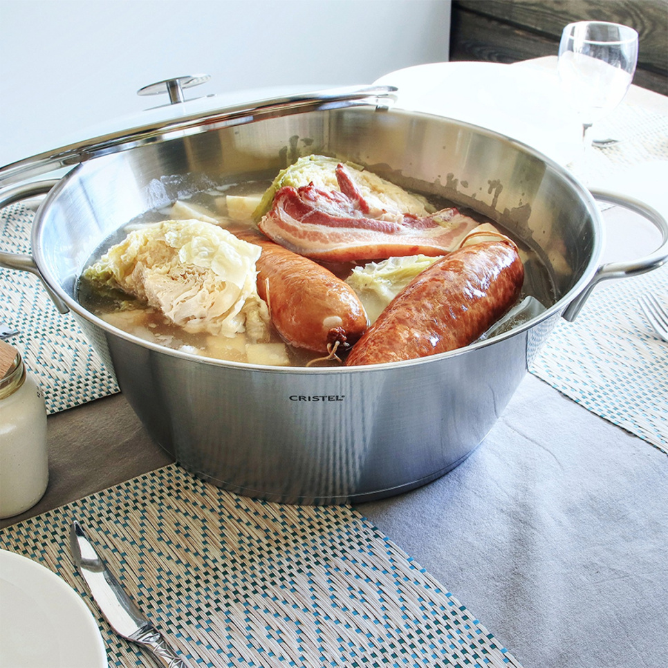 Stor rostfri gryta - Cristel