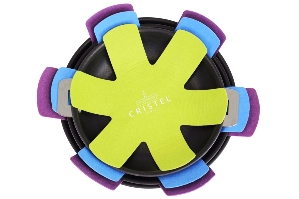 Skydd för att stapla belagda stekpannor, 3-pack - Cristel