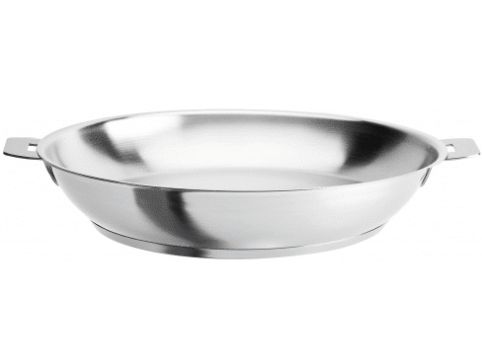 Djup rostfri stekpanna med avtagbart handtag, Strate - Cristel i gruppen Matlagning / Stekkärl / Stekpannor hos KitchenLab (1155-26640)
