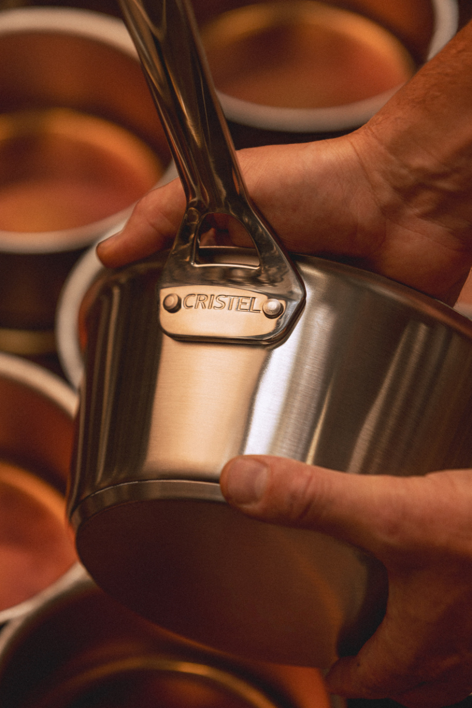 Rostfri kastrull, 1826 - Cristel