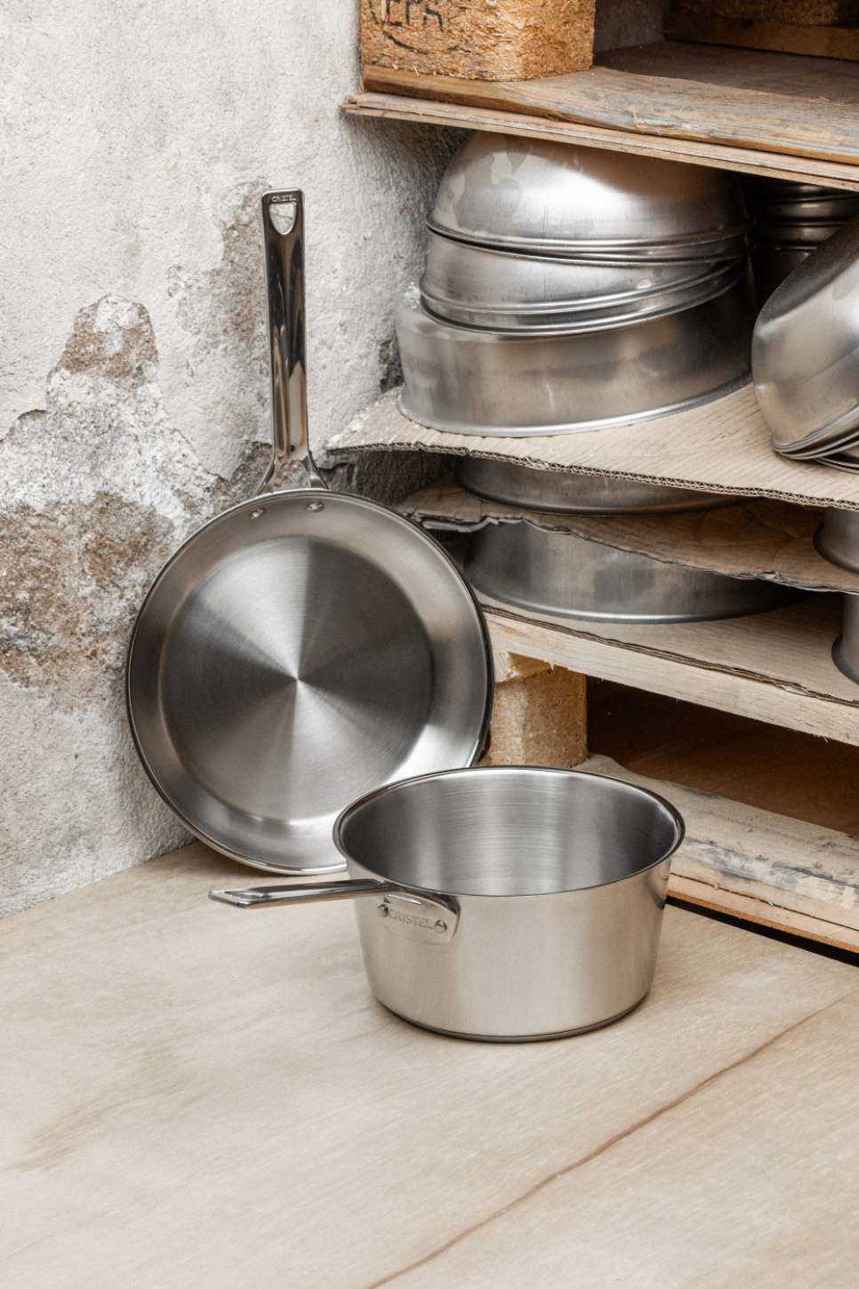 Rostfri kastrull, 1826 - Cristel