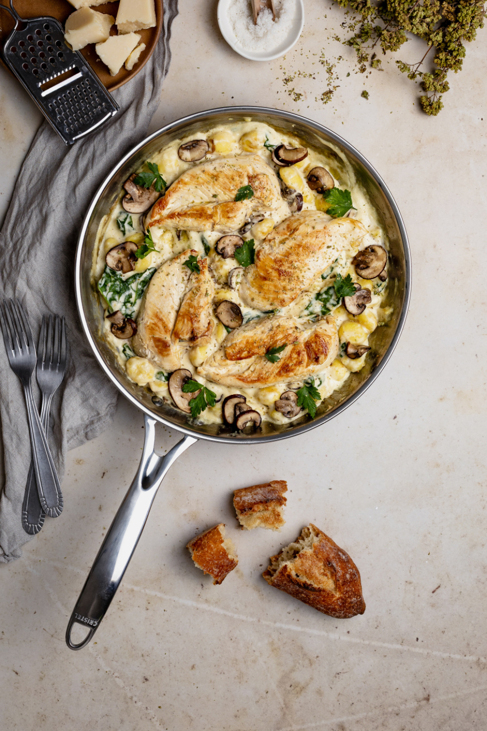 Rostfri Stekpanna Precisionsmodell, CastelPro - Cristel Rostfri Stekpanna Precisionsmodell, CastelPro - Cristel