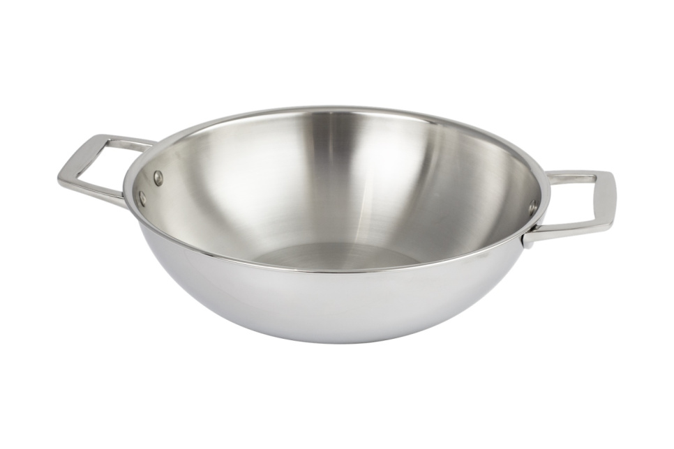 Wokpanna / Serveringspanna, CastelPro - Cristel i gruppen Matlagning / Stekkärl / Wokpannor hos KitchenLab (1155-32792)