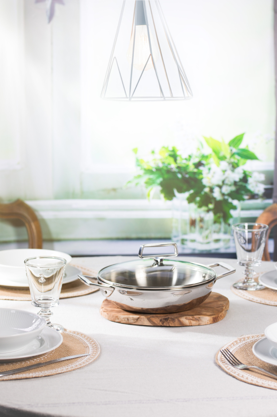 Stekpanna / Serveringspanna, CastelPro - Cristel Stekpanna / Serveringspanna, CastelPro - Cristel