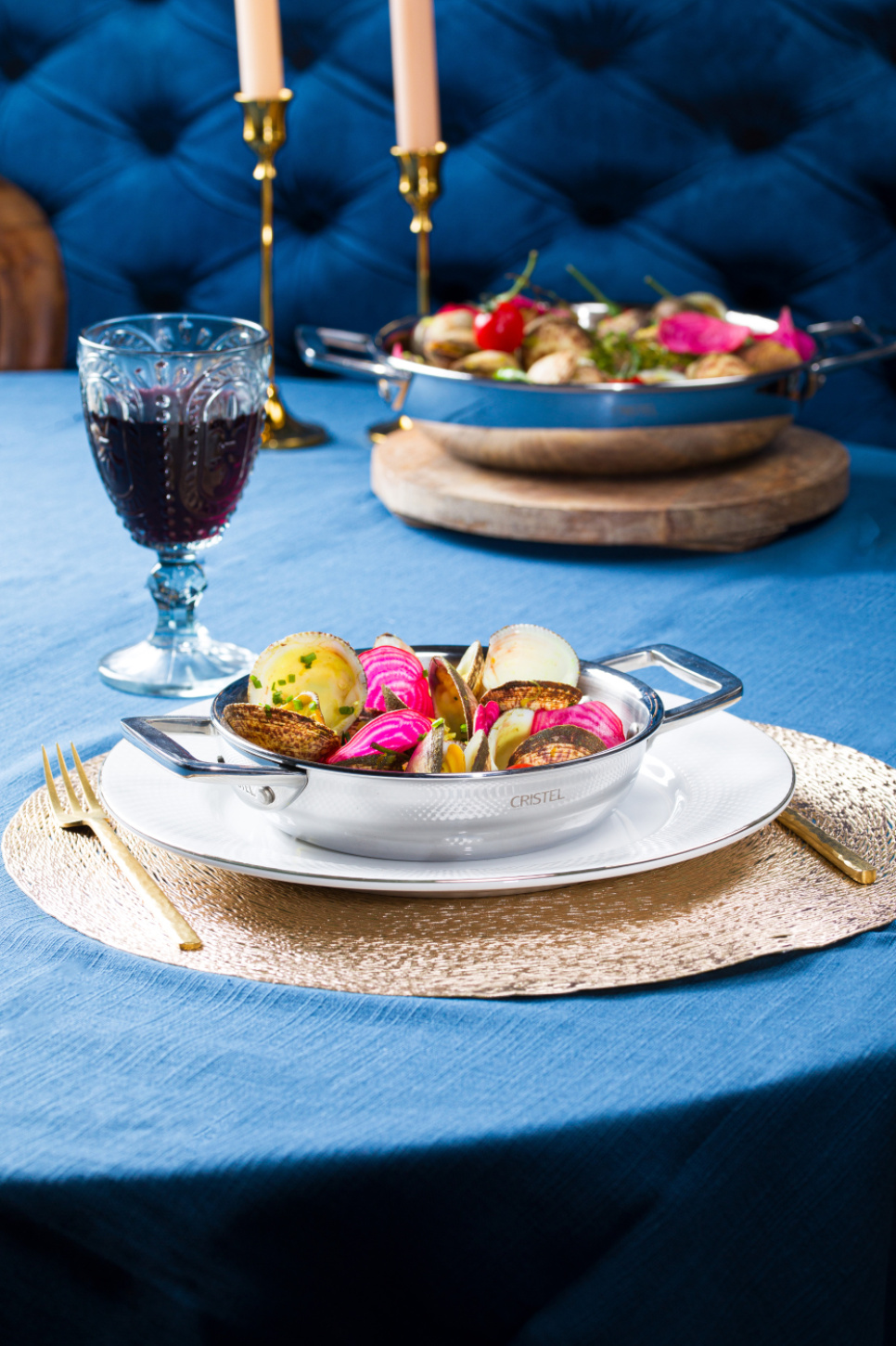 Stekpanna / Serveringspanna, CastelPro - Cristel Stekpanna / Serveringspanna, CastelPro - Cristel