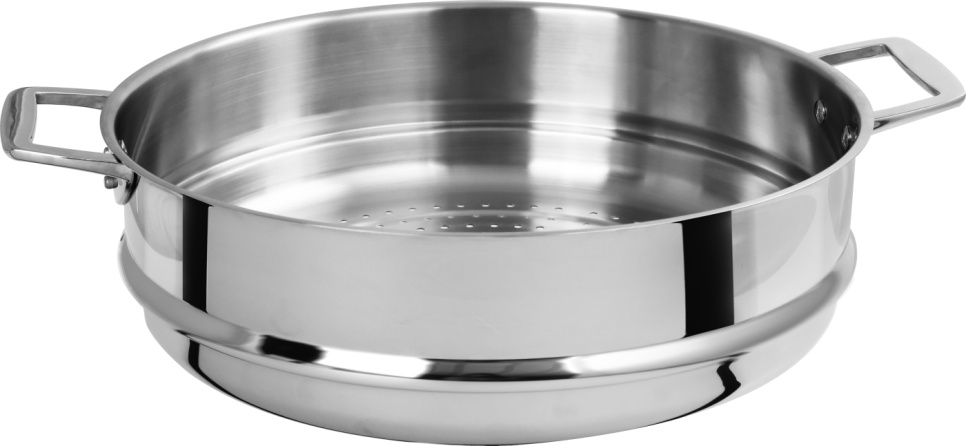 Ångkorg i rostfritt stål, 34 cm, CastelPro - Cristel i gruppen Matlagning / Kastruller & Grytor / Ångkokare hos KitchenLab (1155-32794)