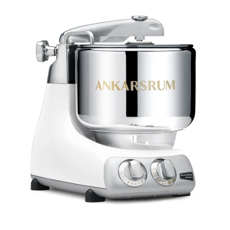 Assistent Original Glossy White - Ankarsrum Original i gruppen Köksmaskiner / Blanda & Hacka / Assistenter hos The Kitchen Lab (1270-22741)