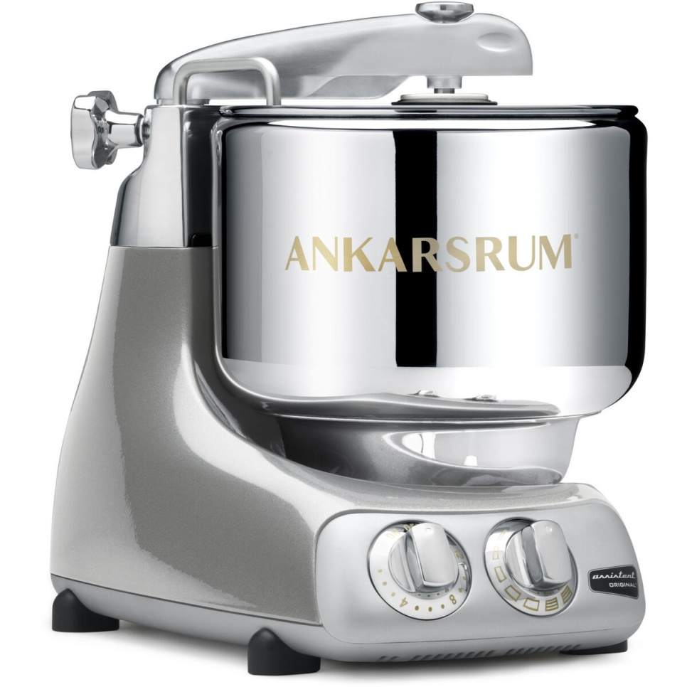 Ankarsrum Assistent Jubilee Silver + Tillbehörspaket Deluxe
