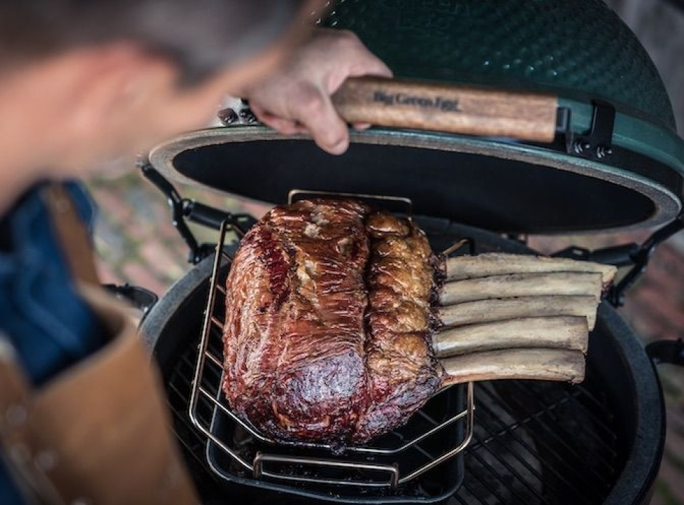 Ribs and roastingrack, large - Big Green Egg Ribs and roastingrack, large - Big Green Egg