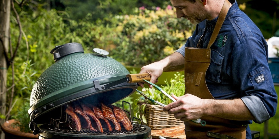 Ribs and roastingrack, large - Big Green Egg Ribs and roastingrack, large - Big Green Egg