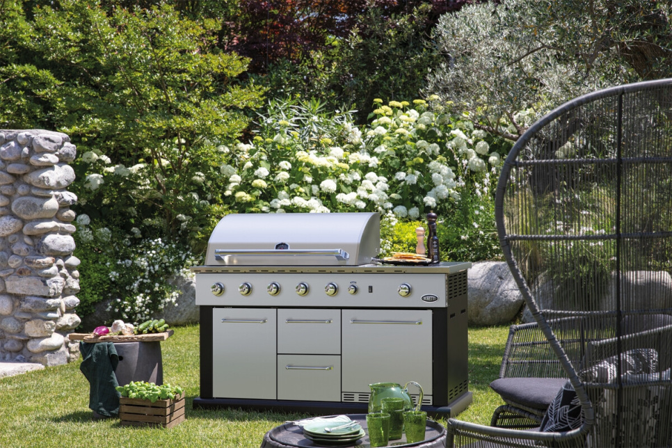 Luciano, rostfri gasolgrill med kyl - Boretti