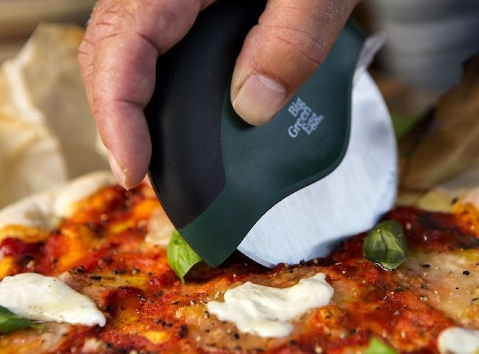 Compact Pizza Cutter - Big Green Egg Compact Pizza Cutter - Big Green Egg
