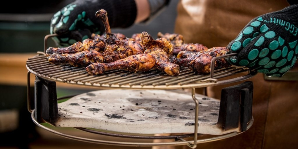 Conveggtor-korg, hållare - Big Green Egg