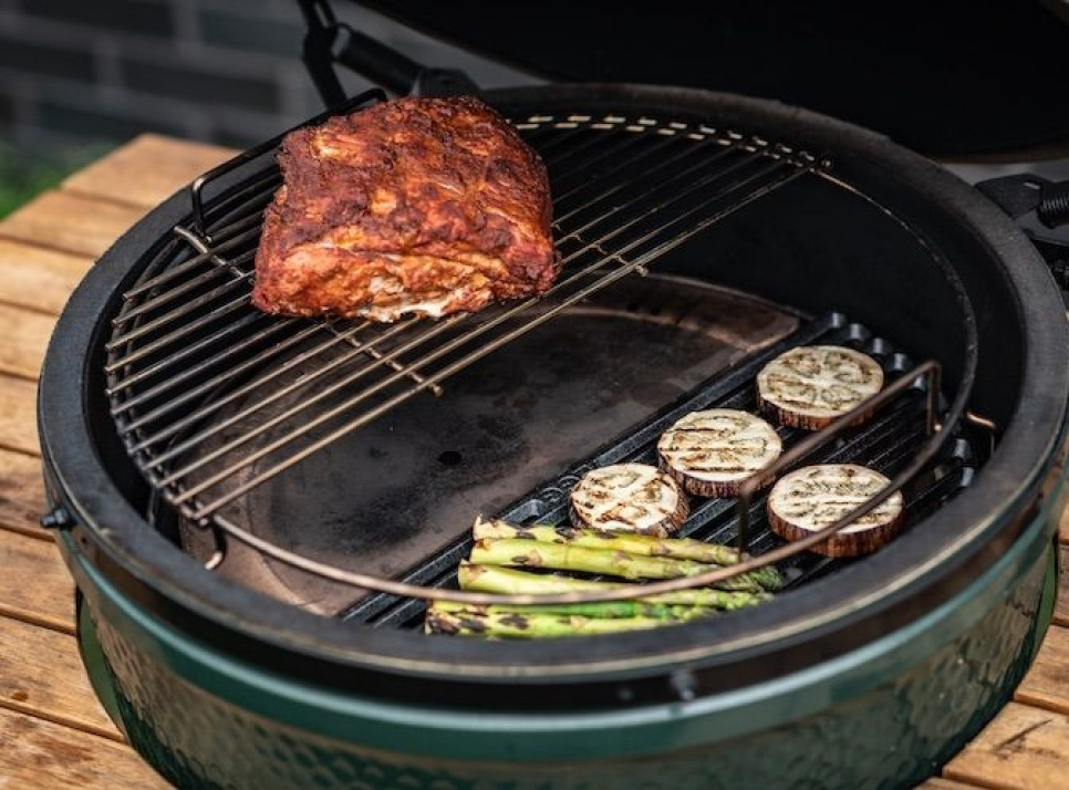 Baksten/conveggtor, halvmåneformad - Big Green Egg