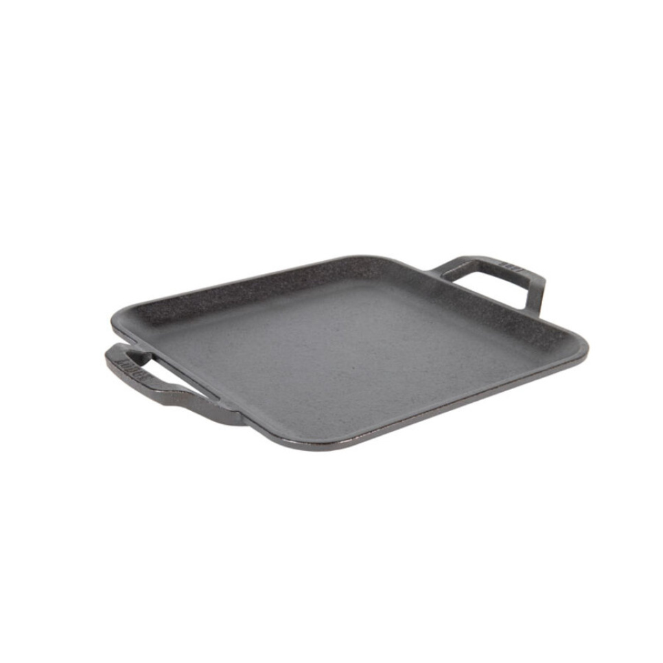 Grillplatta i gjutjärn, 28 x 28 cm - Lodge i gruppen Matlagning / Stekkärl / Stekhällar hos KitchenLab (1282-20106)