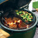 Perforerad grillplatta, halvmåneformad - Big Green Egg - XLarge