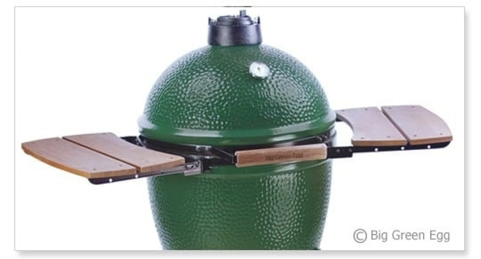 Hyllor till Big Green Egg, gamla sortens Egg Mates - Big Green Egg i gruppen Grillar, Spisar & Ugnar / Grillar / Utekök / Utekök - Tillbehör hos The Kitchen Lab (1282-23424)