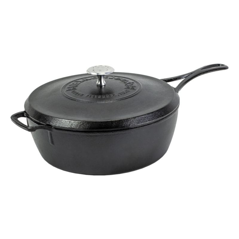 Kastrull i gjutjärn, 26 cm, Black Lock - Lodge i gruppen Matlagning / Kastruller & Grytor / Kastruller hos The Kitchen Lab (1282-24823)