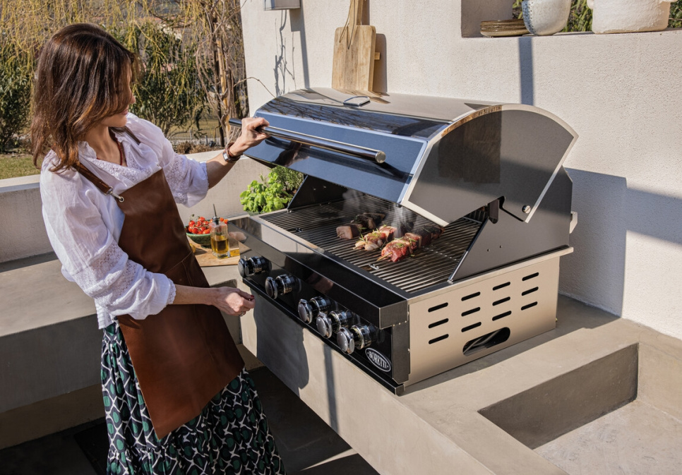 Imperatore Nero BI, gasolgrill för inbyggnad - Boretti