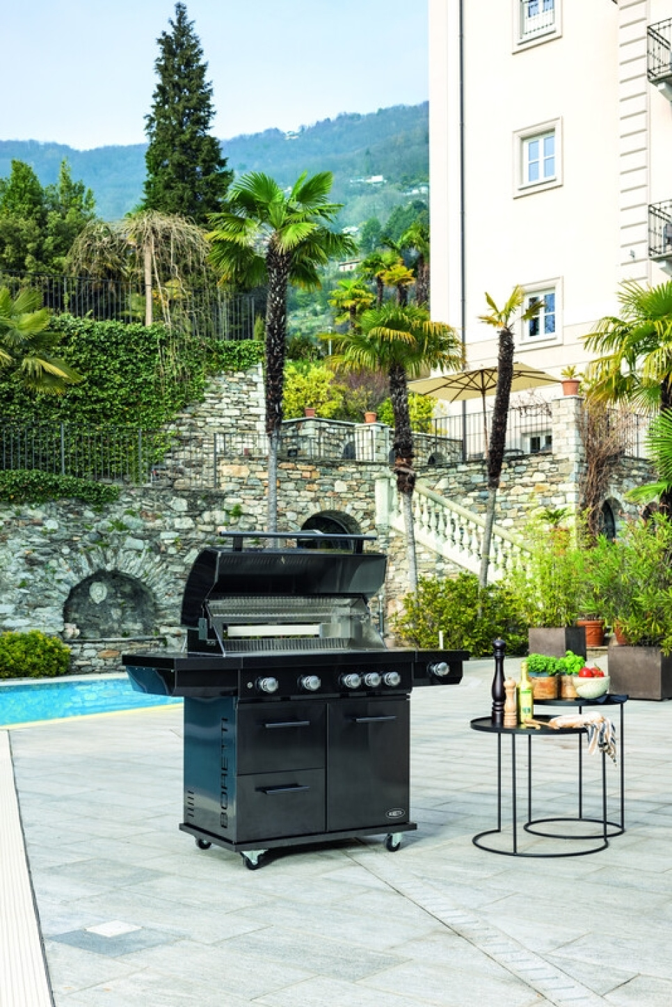 Imperatore Nero 4B, gasolgrill - Boretti