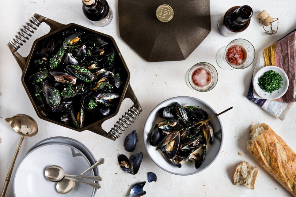 Gjutjärnsgryta med lock, Dutch Oven 5QT, 4,7L - Finex