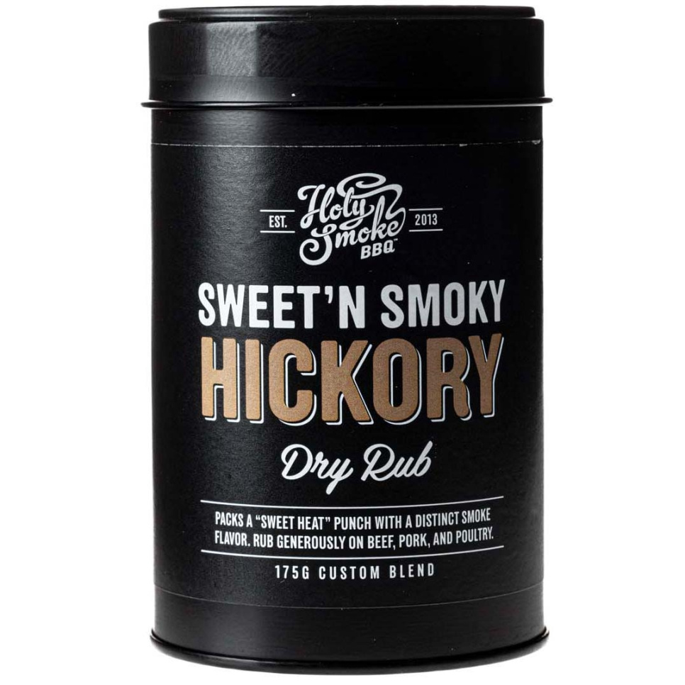 Smokey Hickory, Dry Rub, 175g - Holy Smoke BBQ i gruppen hos The Kitchen Lab (1282-28158)