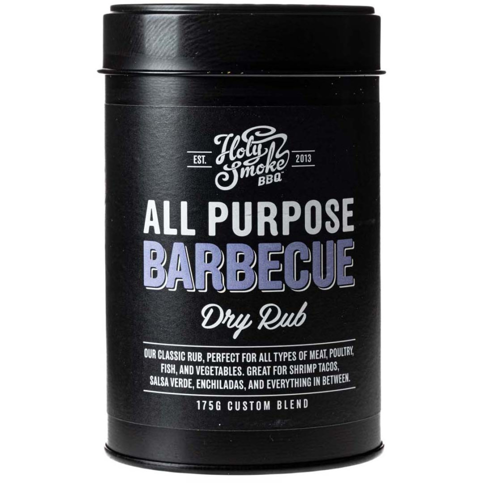 All Purpose Barbecue, Dry Rub, 175g - Holy Smoke BBQ i gruppen hos The Kitchen Lab (1282-28159)