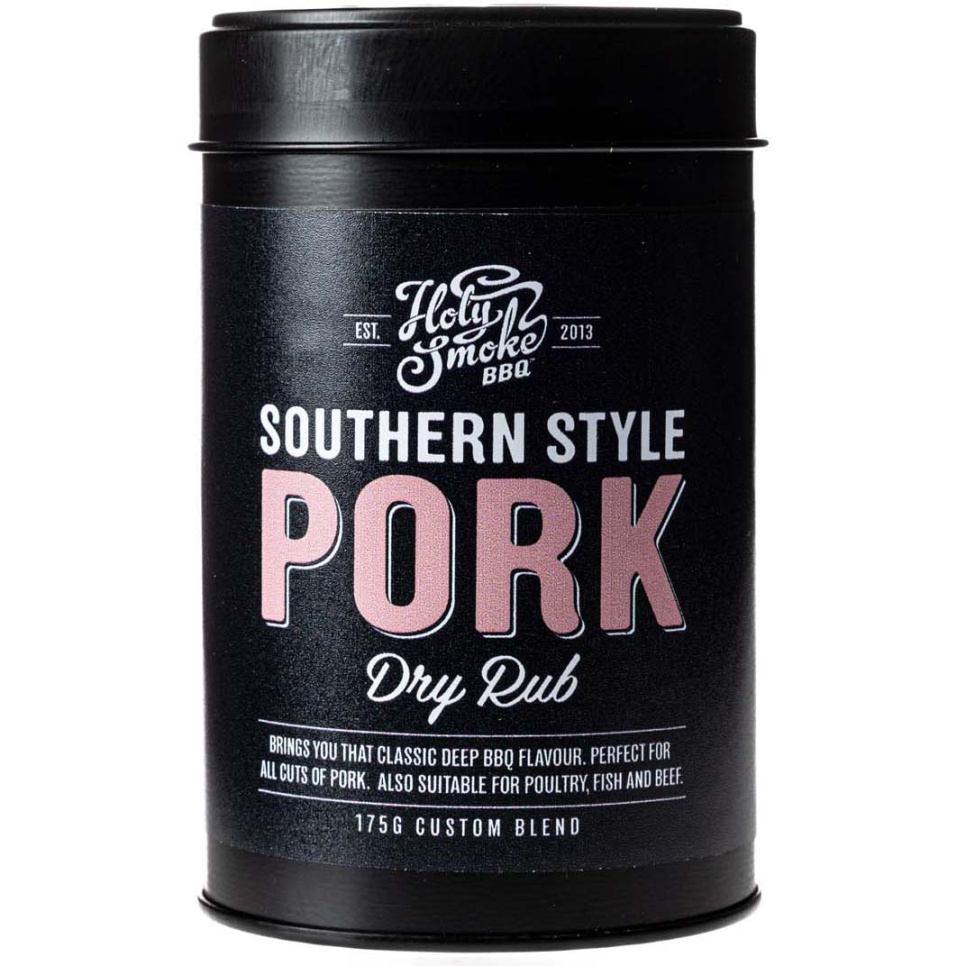 Southern Pork, Dry Rub, 175g - Holy Smoke BBQ i gruppen Matlagning / Kryddor & Smaksättare / Kryddor hos The Kitchen Lab (1282-28162)